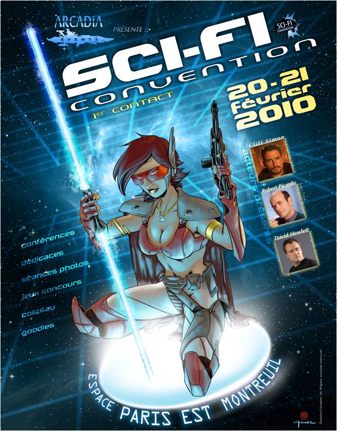 La Sci-Fi Convention à Montreuil le 20 et 21 février 2010.