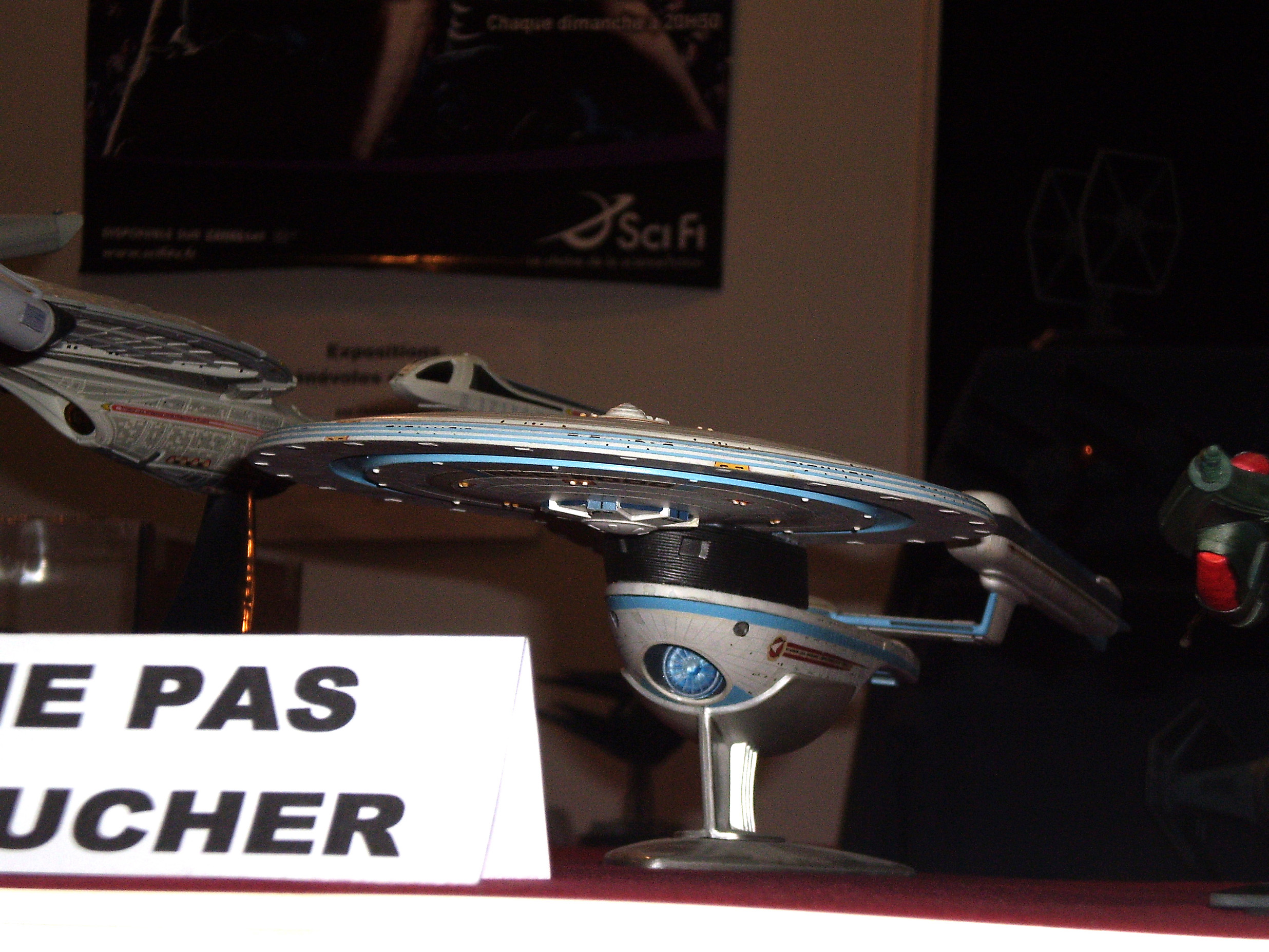 Le vaisseu spatial USS Excelsior du film "Star Trek III - A la recherche de Spock".