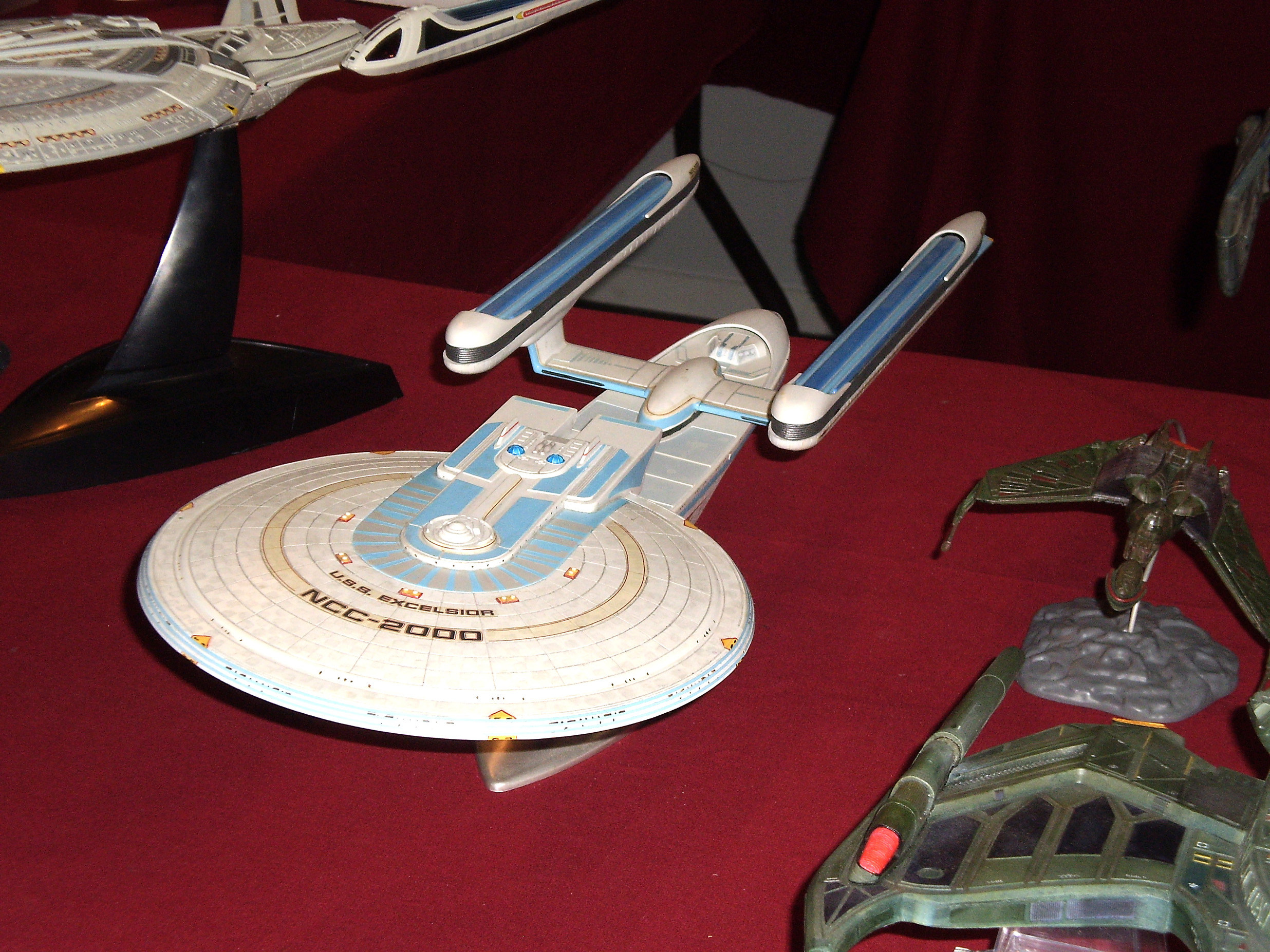 Le vaisseu spatial USS Excelsior du film "Star Trek III - A la recherche de Spock".
