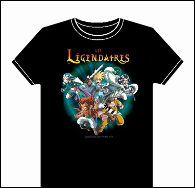 T shirt des Légendaires vendus par la librairie Album de Limoges