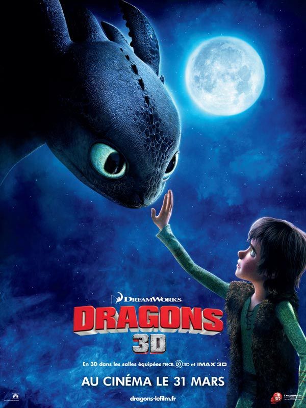 Affiche du film Dragon du studio DreamWorkds