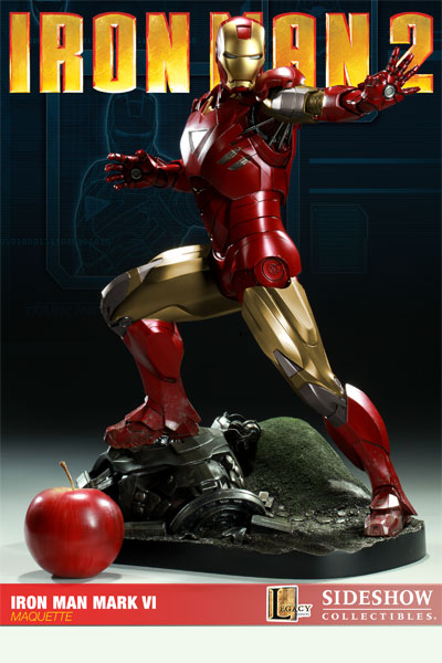 Photo de la figurine Sideshow Collectibles d'Iron Man 2