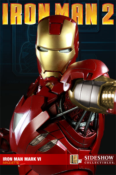 Photo de la figurine Sideshow Collectibles d'Iron Man 2