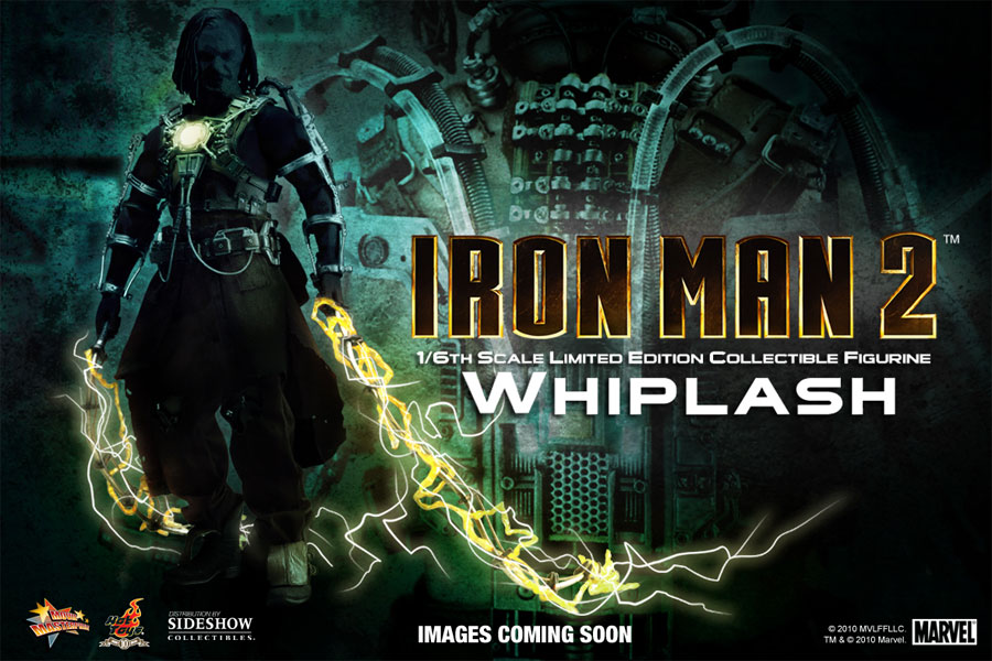 Figurine de Whiplash (Iron Man 2) par Hot Toys