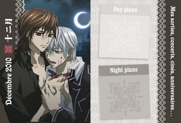 Agenda Kaze Vampire Knight 2010 / 2011