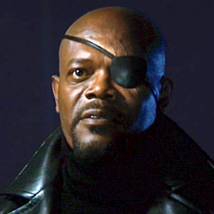 Samuel L. Jackson en Nick Fury