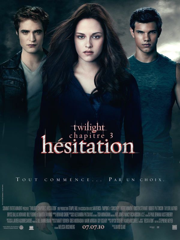 Affiche de Twilight 3 : hesitation