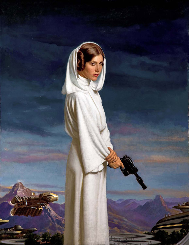 Princesse Leia par Daniel E. Greene