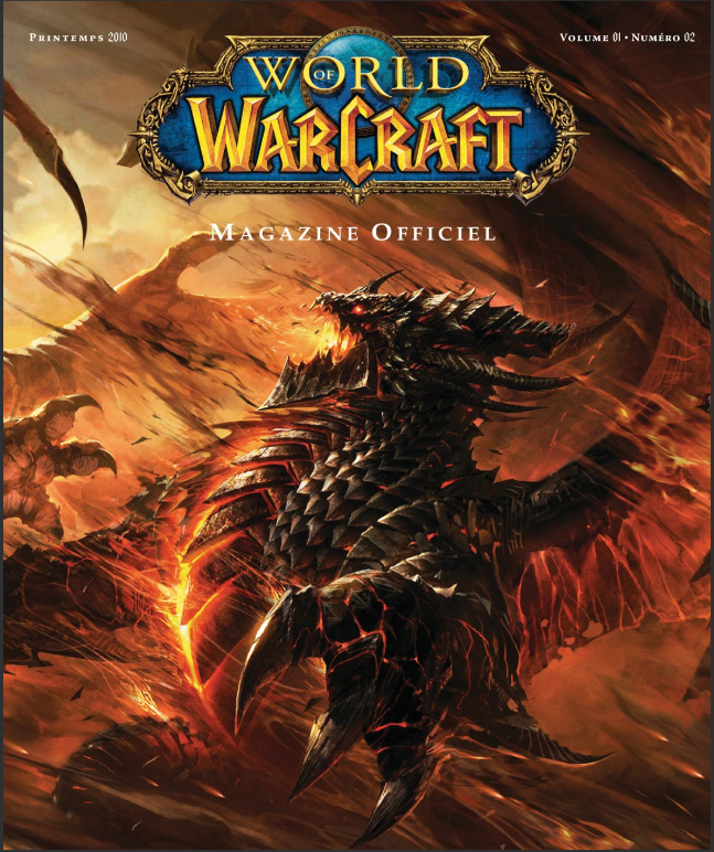 Couverture du magazine 2 de World of Warcraft