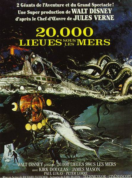 Affiche de 20 000 lieux sous la mer