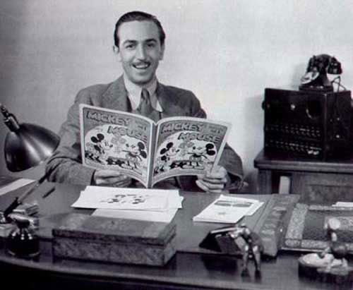 Walt Disney l'un des deux fondateurs de l'empire Disney