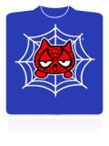 Tshirt Nekowear sur Spiderman