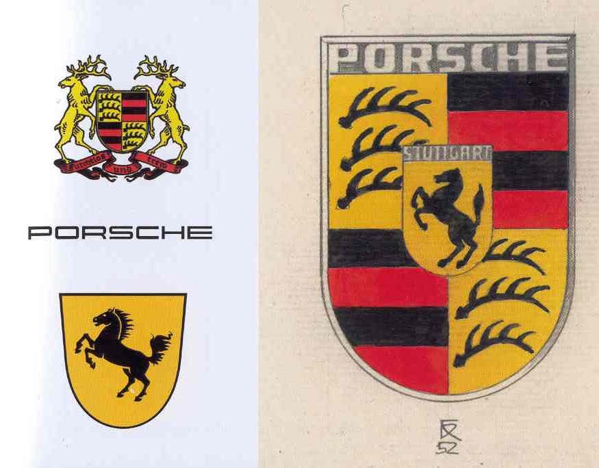 anciens logos Porsche