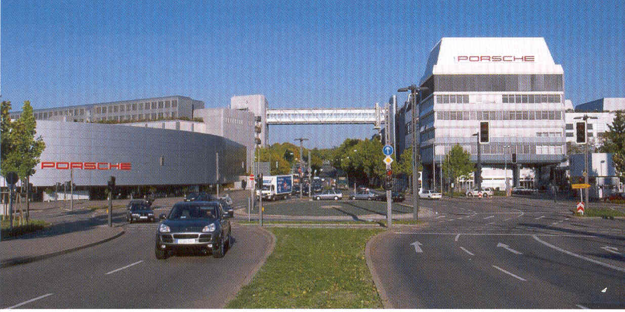 Usine et siège social de Porsche à Stuttgart (Allemagne)