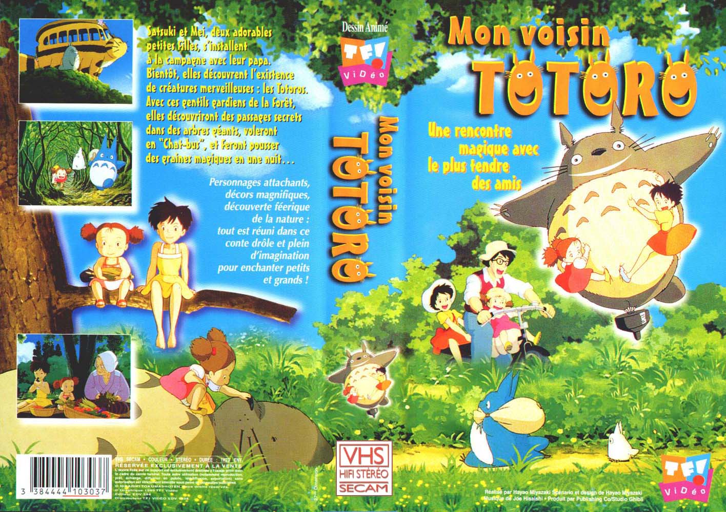 Mon voisin Totoro (couverture de la VHS)
