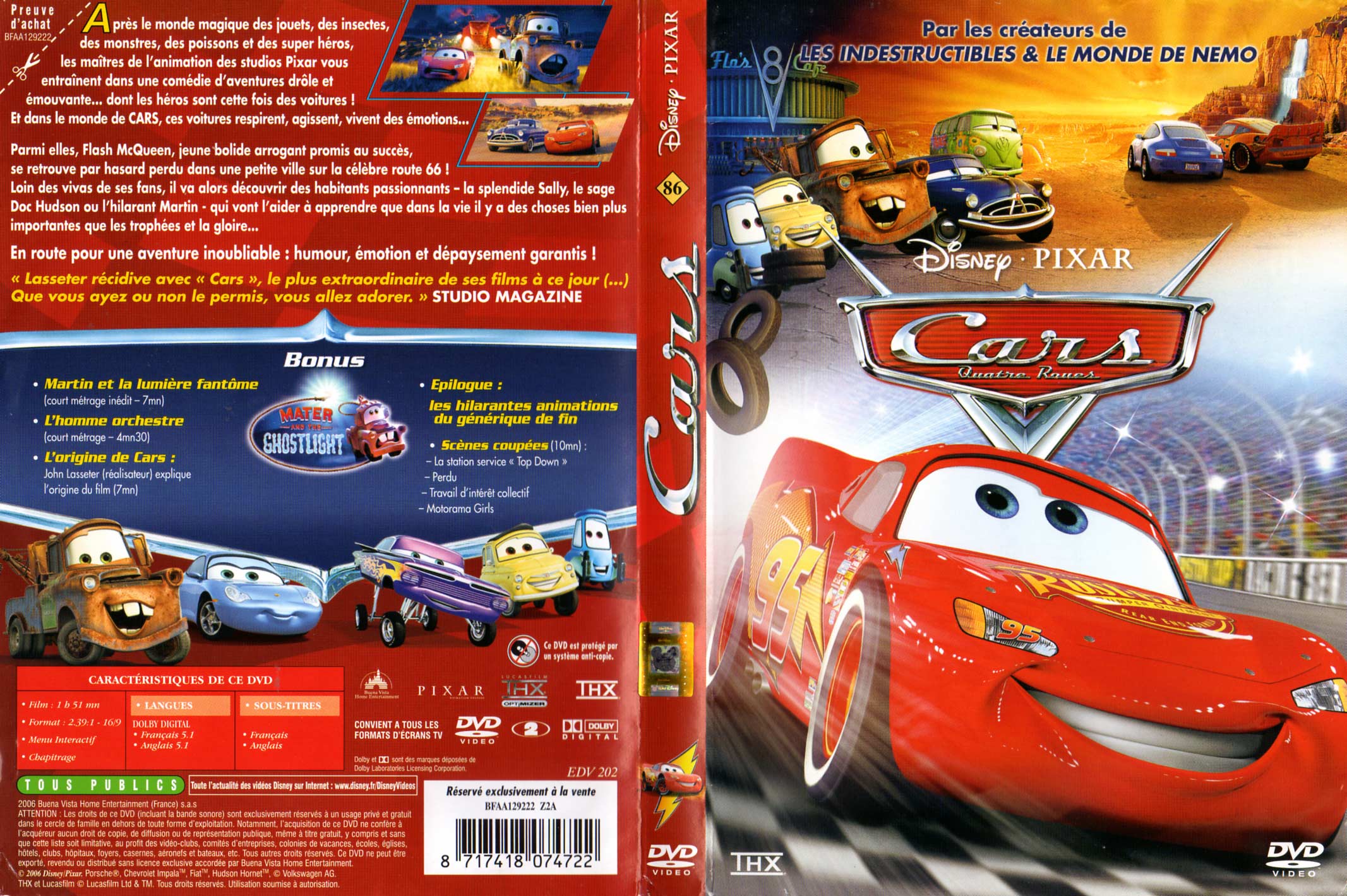 Cars : Quatre roues (2006)