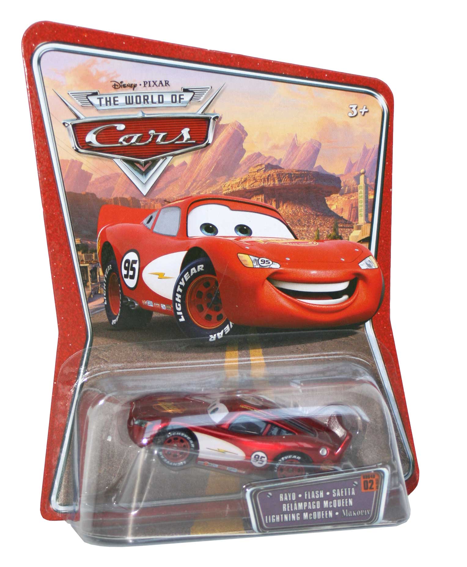 Packaging Mattel : The World of Car N°02 - Flash McQueen (2008)