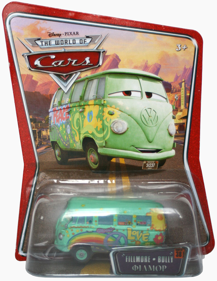 Mattel : The World of Car N°38 - Fillmore (2008) Packaging