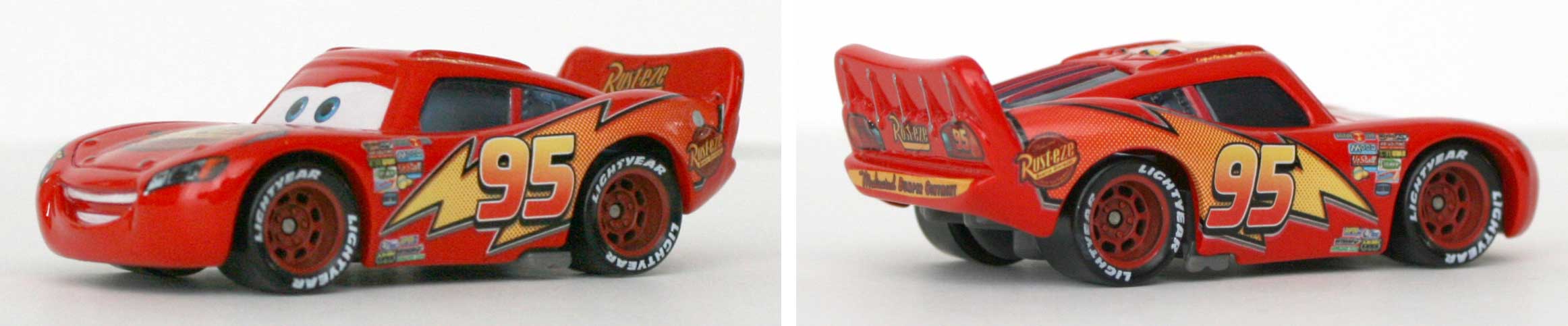 Mattel : Race O Rama - Orange N°001 - Flash McQueen