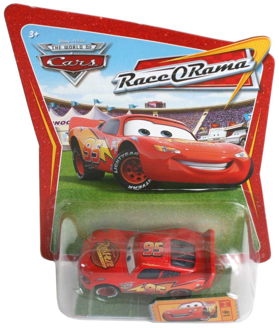 Mattel : Race O Rama - Orange N°001 - Flash McQueen