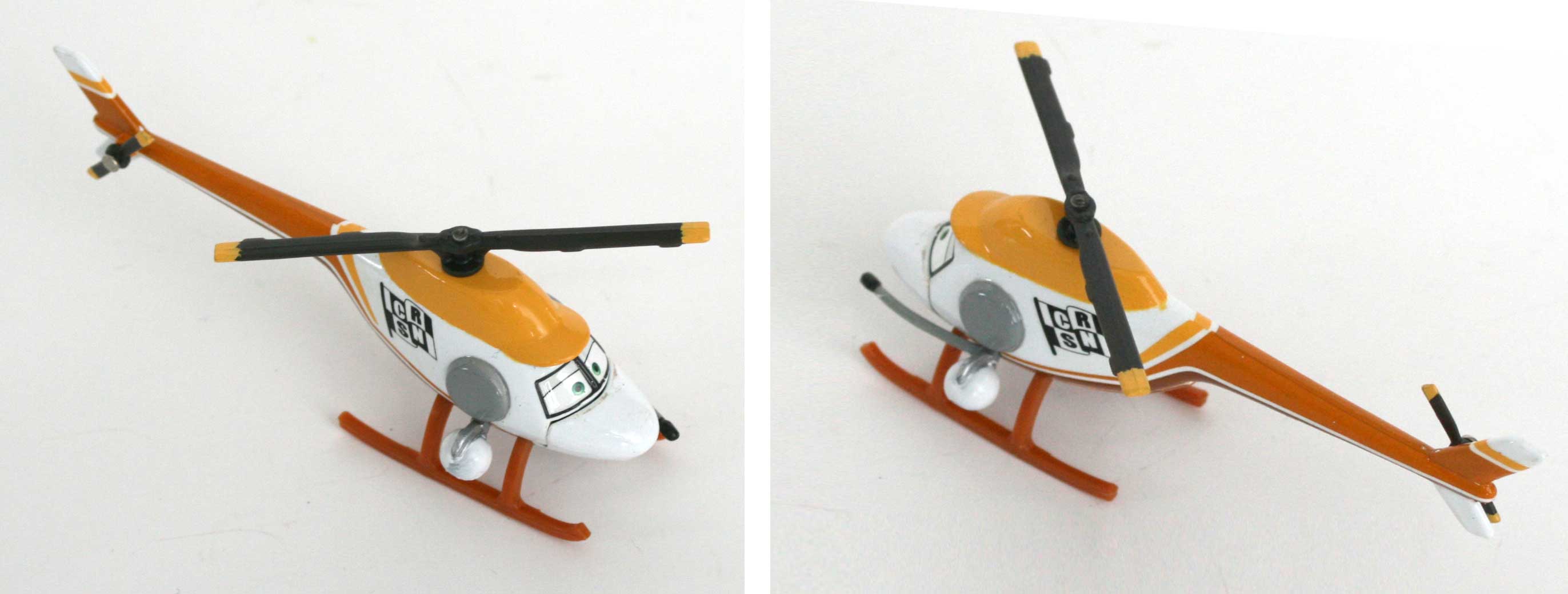 Mattel : Race O Rama – Rouge N°069 – Hélicoptère Ron Hover