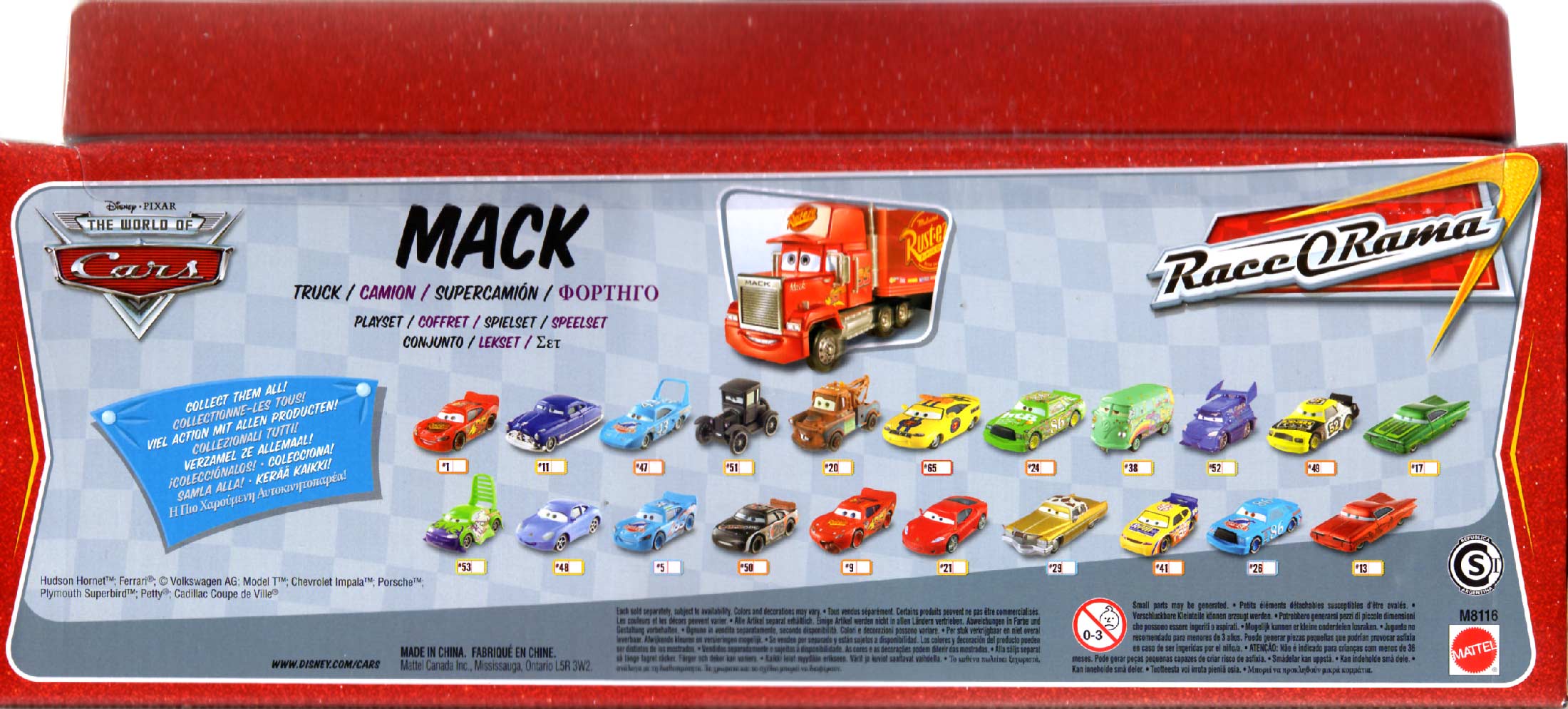 Mack - Cars - Mattel (Packaging dos)