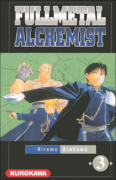 Couverture du tome 3 de Fullmetal Alchemist