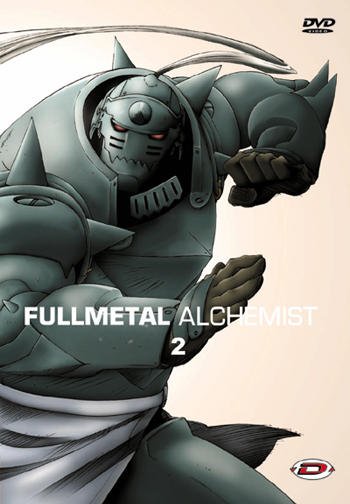Couverture du DVD 2 de Fullmetal Alchemist sorti chez Dybex