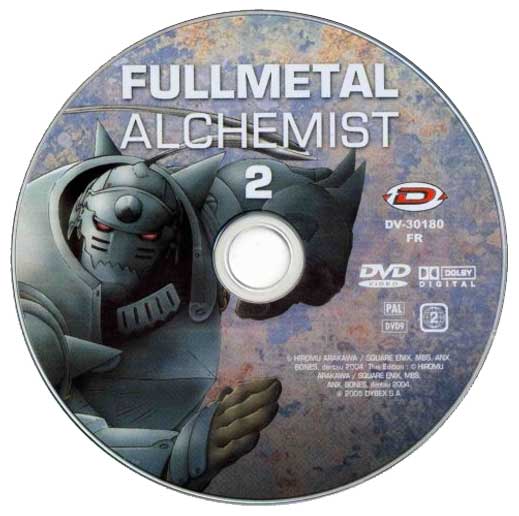 DVD 02 de la série TV 2004 Fullmetal Alchemist