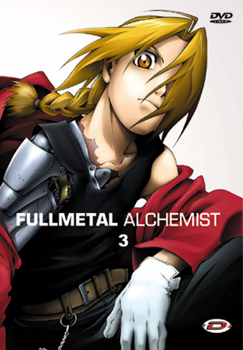 Couverture du DVD 3 de Fullmetal Alchemist sorti chez Dybex