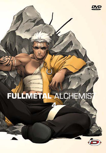 Couverture du DVD 4 de Fullmetal Alchemist sorti chez Dybex