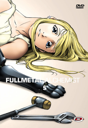 Couverture du DVD 5 de Fullmetal Alchemist sorti chez Dybex