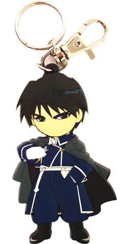 Porte clé de fullmetal Alchemsit représentant Roy Mustang