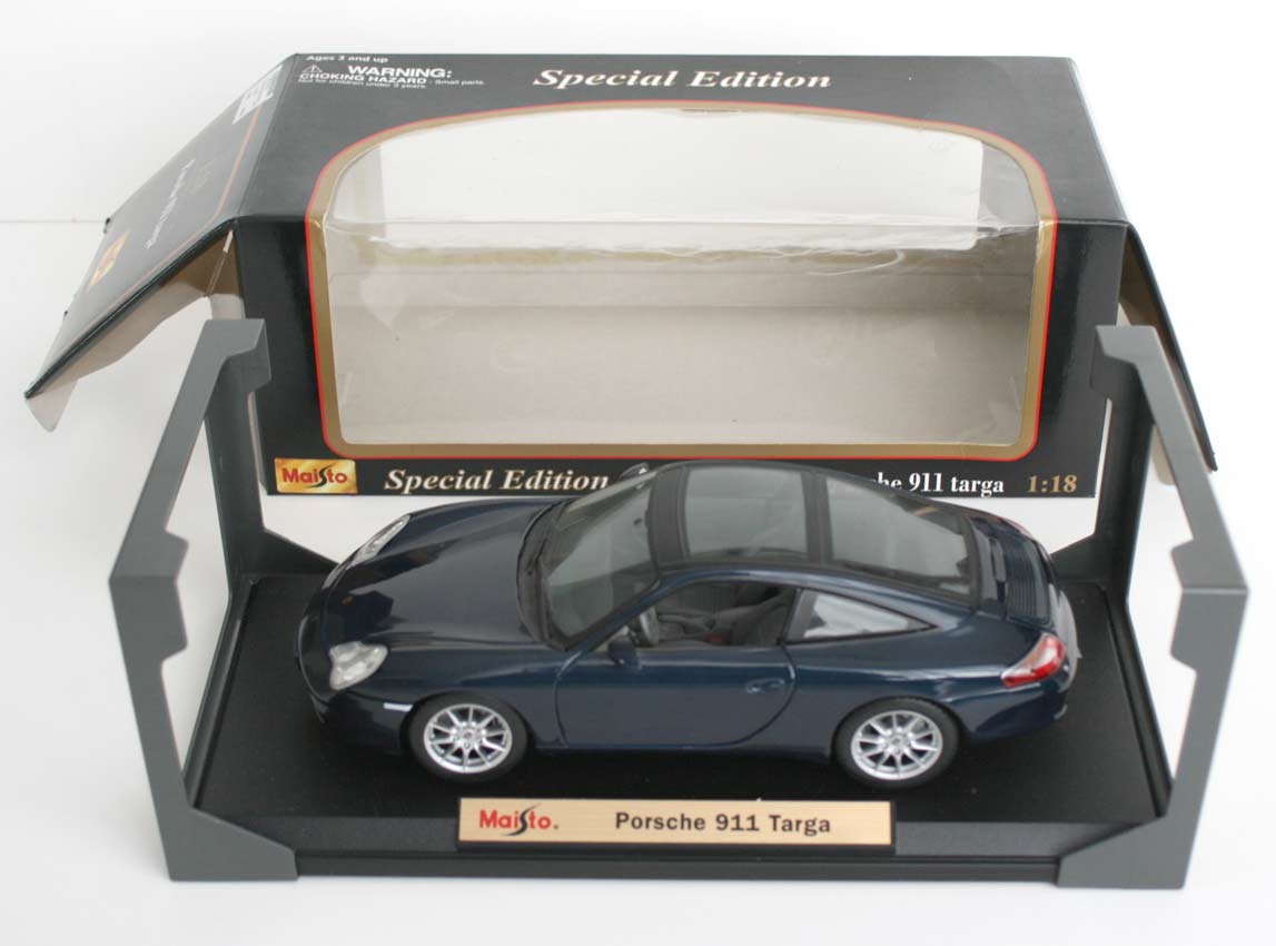 Packaging Maisto : Porsche 911 Targa (type 996) - ech 1/18 (2002)