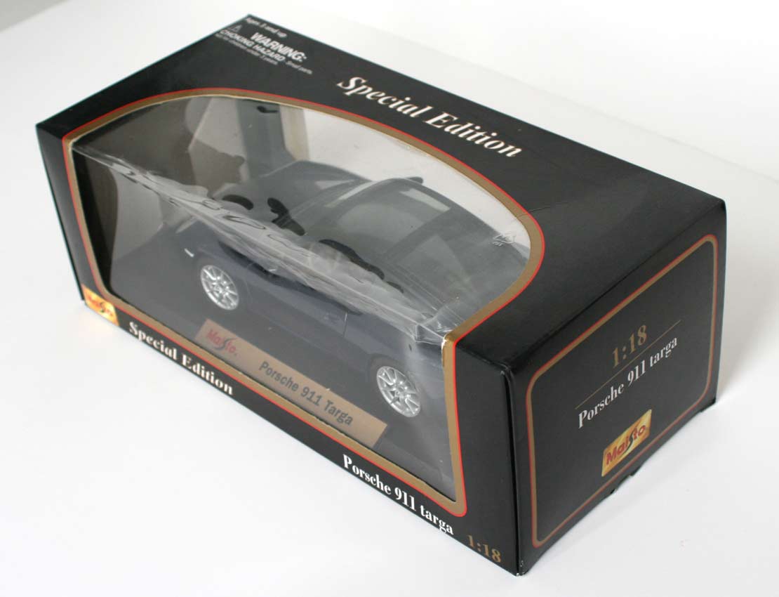 Packaging Maisto : Porsche 911 Targa (type 996) - ech 1/18 (2002)