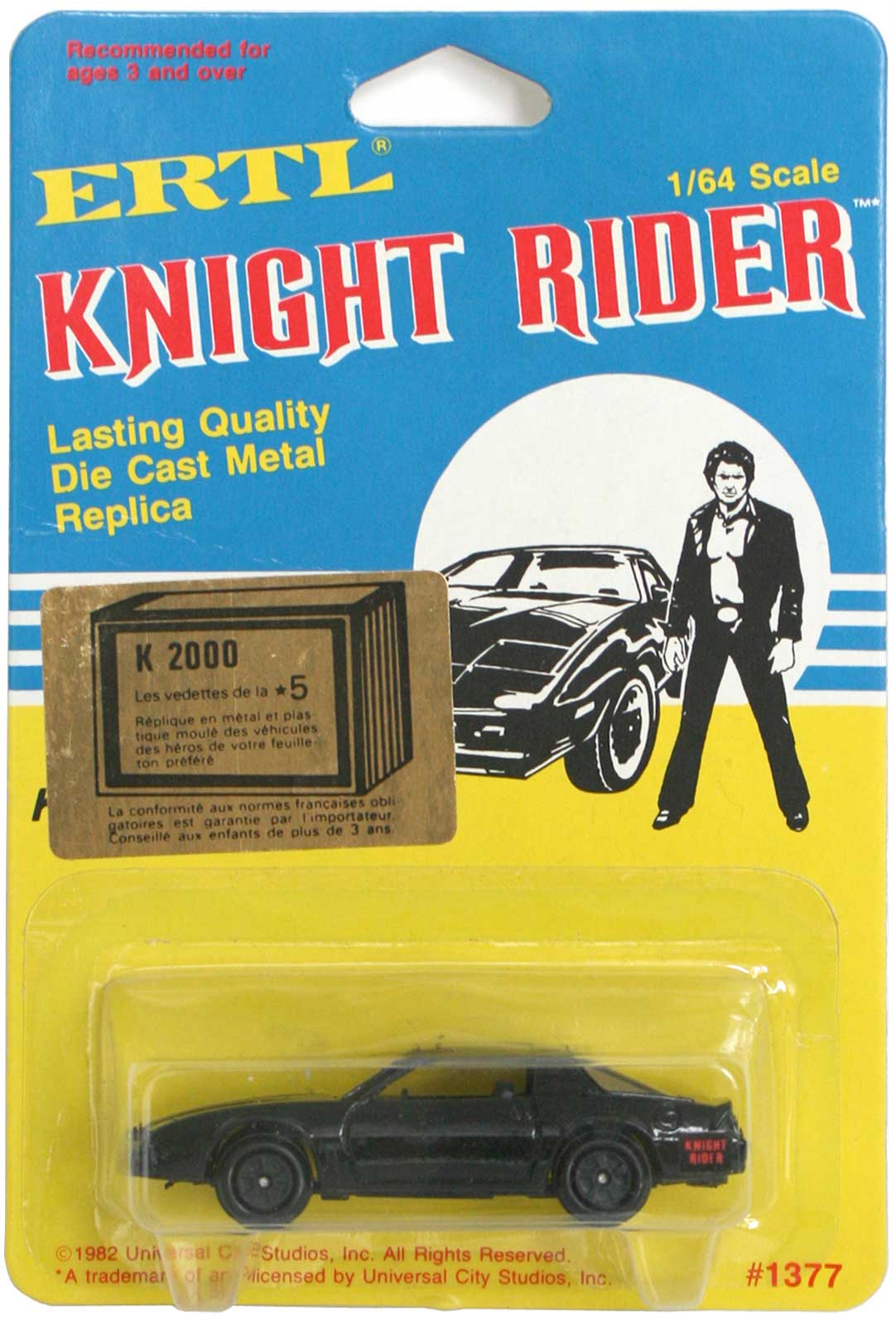 ERTL : Knight Rider (K2000) K.I.T.T. - ech 1/64 (1983)