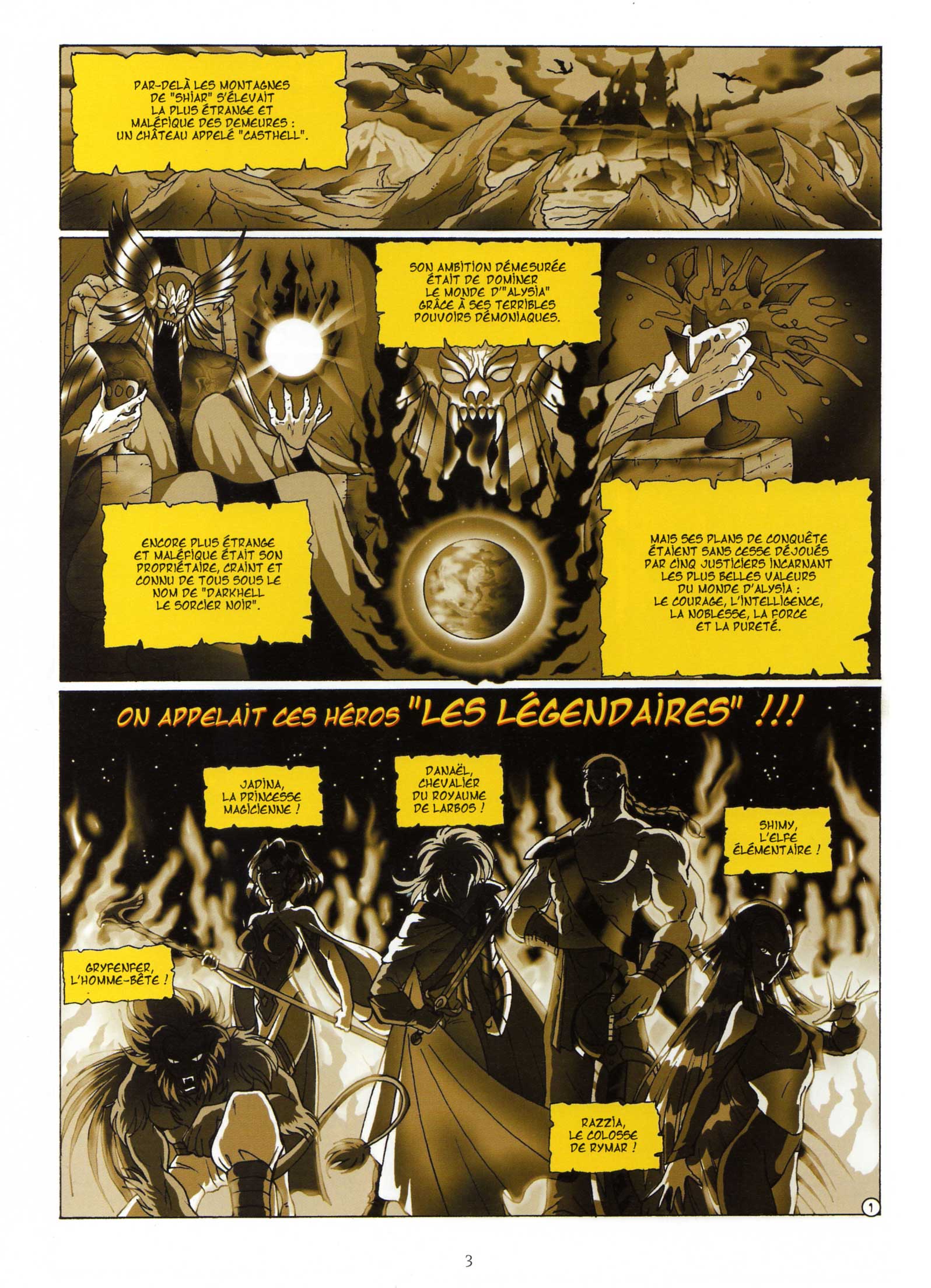 Les Légendaires Tome 1 : La Pierre de Jovénia : Page 1