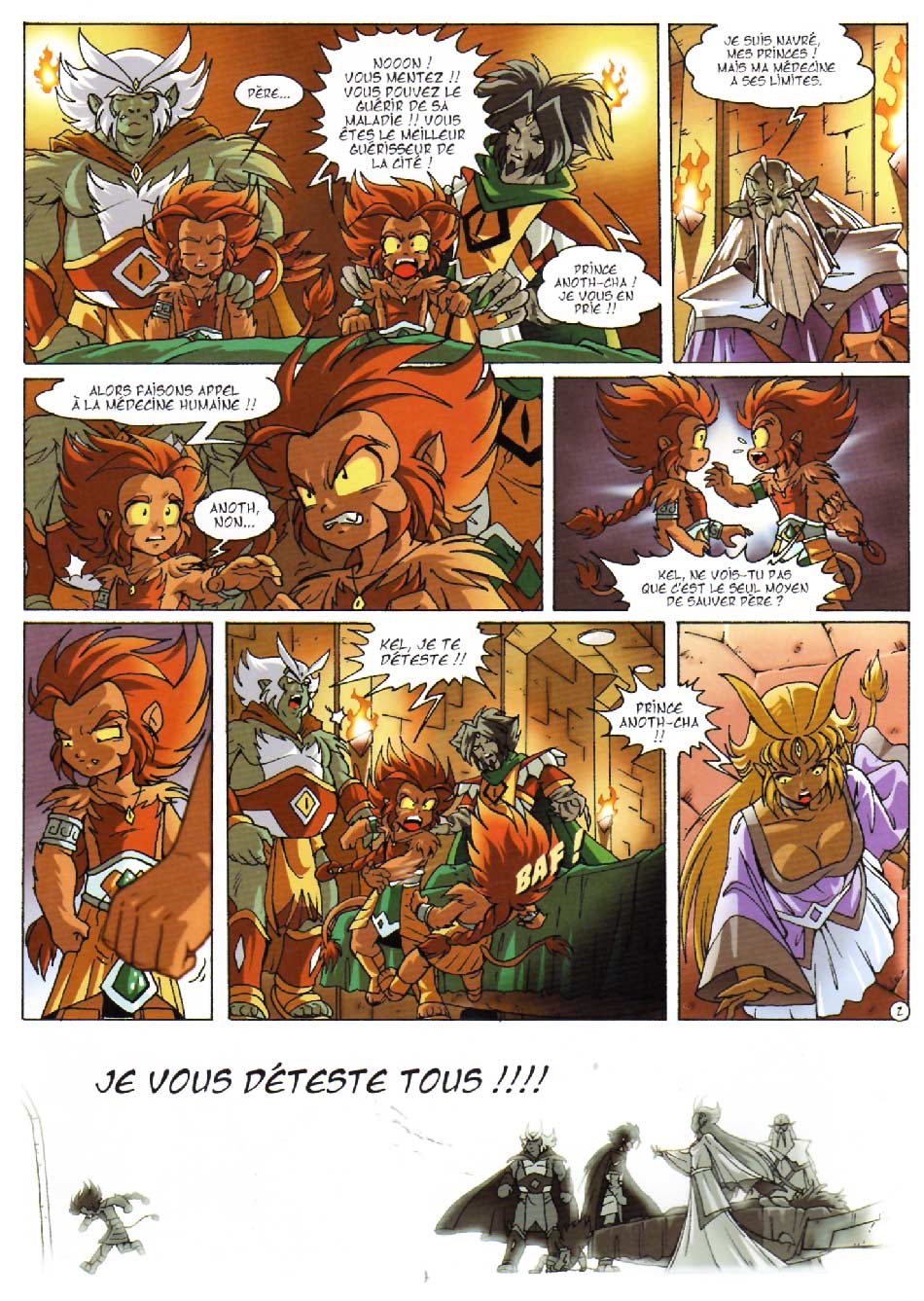 Page 2 : Les Légendaires Tome 08 : Griffes et plumes