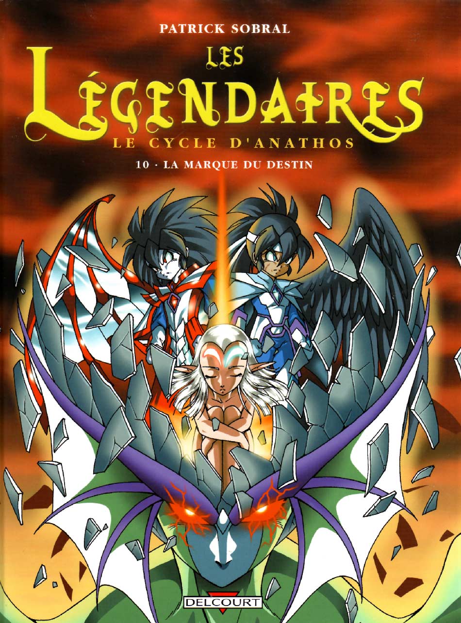 Les Légendaires Tome 10 : La marque du destin (couverture)