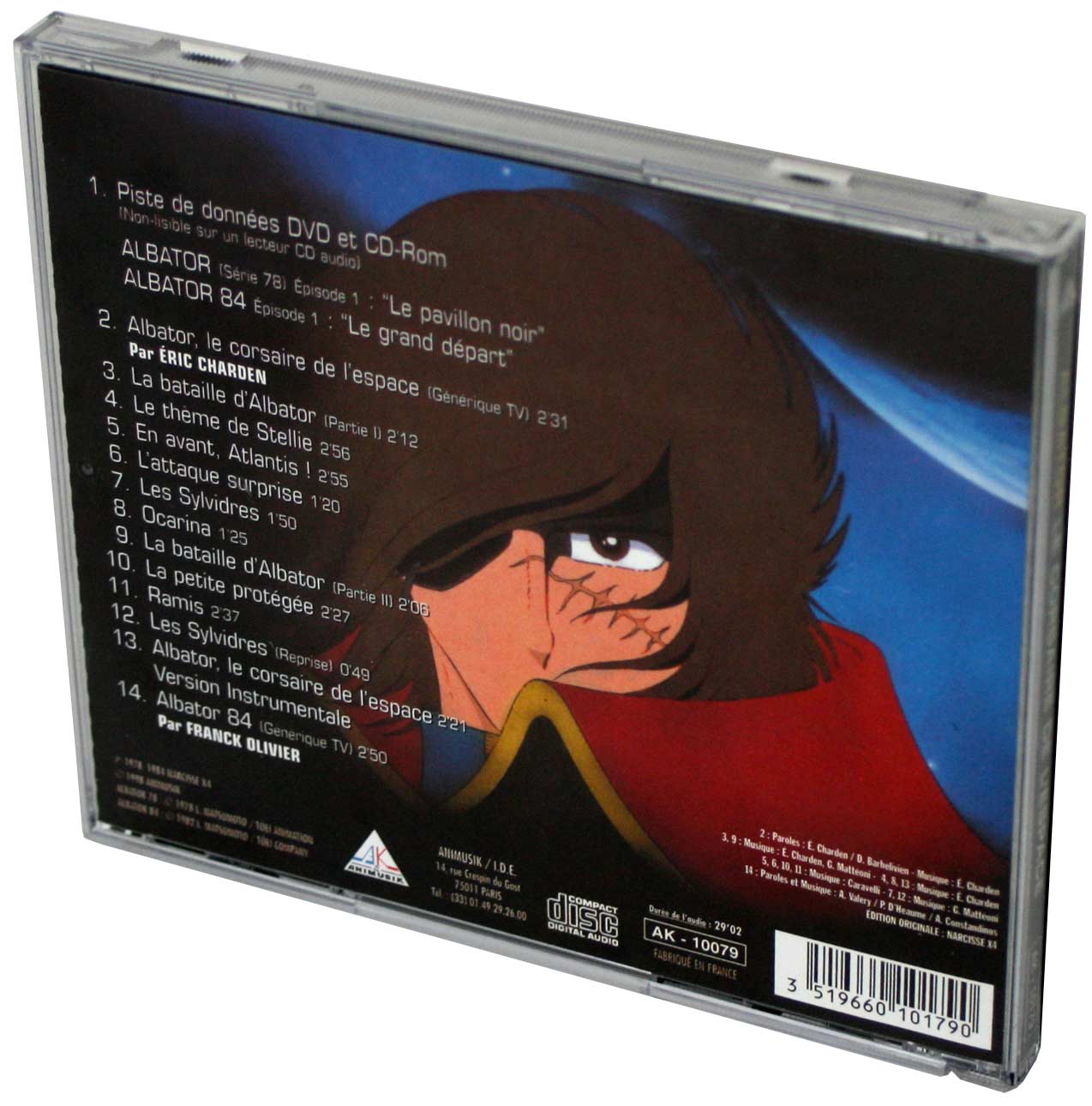 BO d’Albator 78 (CD Audio et Vidéo)