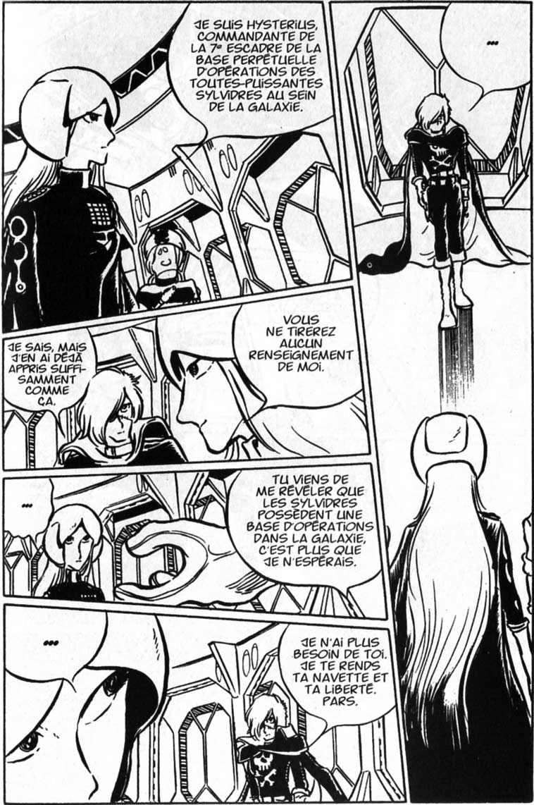 Une sylvidre est capturée page 162 du tome 2 du manga de Capitaine Albator
