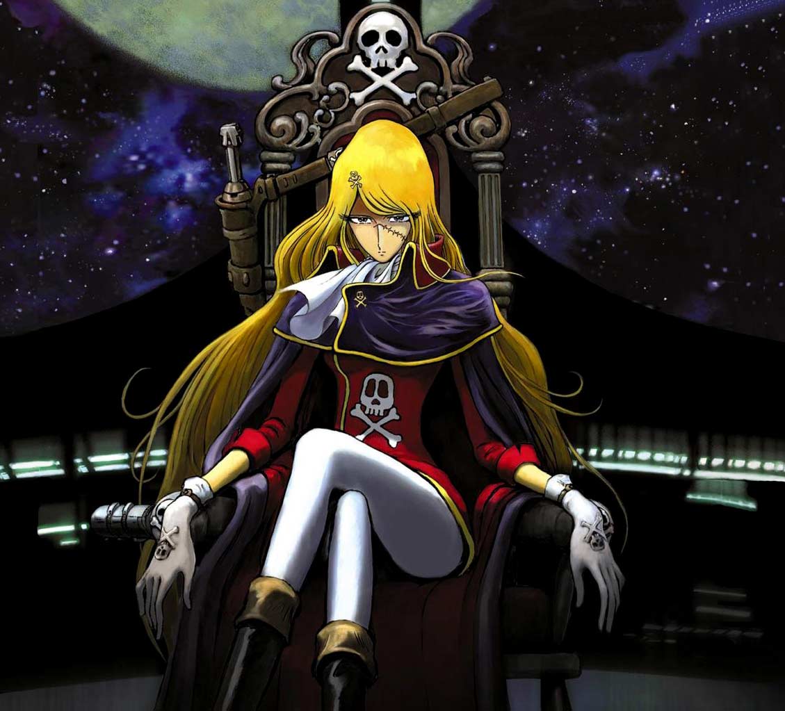 Emeraldas dans le Poste de pilotage de son vaisseau : Le Queen Emeraldas