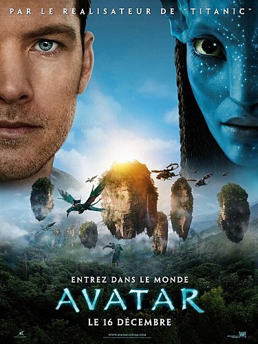 Affiche du film Avatar de James Cameron