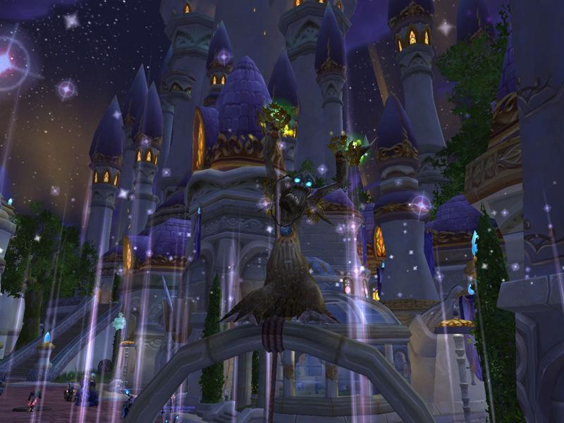 Capture de Dalaran de World of Warcraft (source : Screenshot du jour)