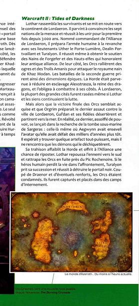 Scan d'une page du dossier Warcraft du magazine IG #8