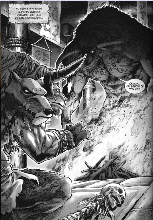 Capture du chapitre Tombéde Warcraft Legends volume 1