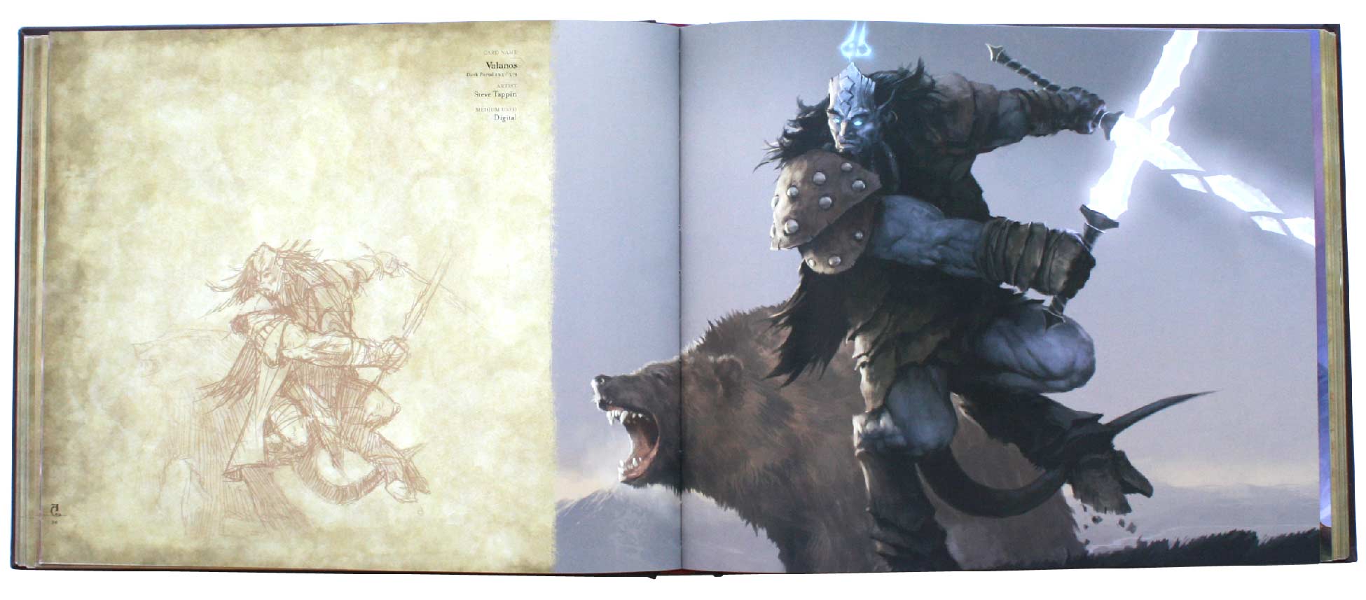 page 94 et 95 de l'art book : The Art of the Trading Card Game (World of Wacraft)