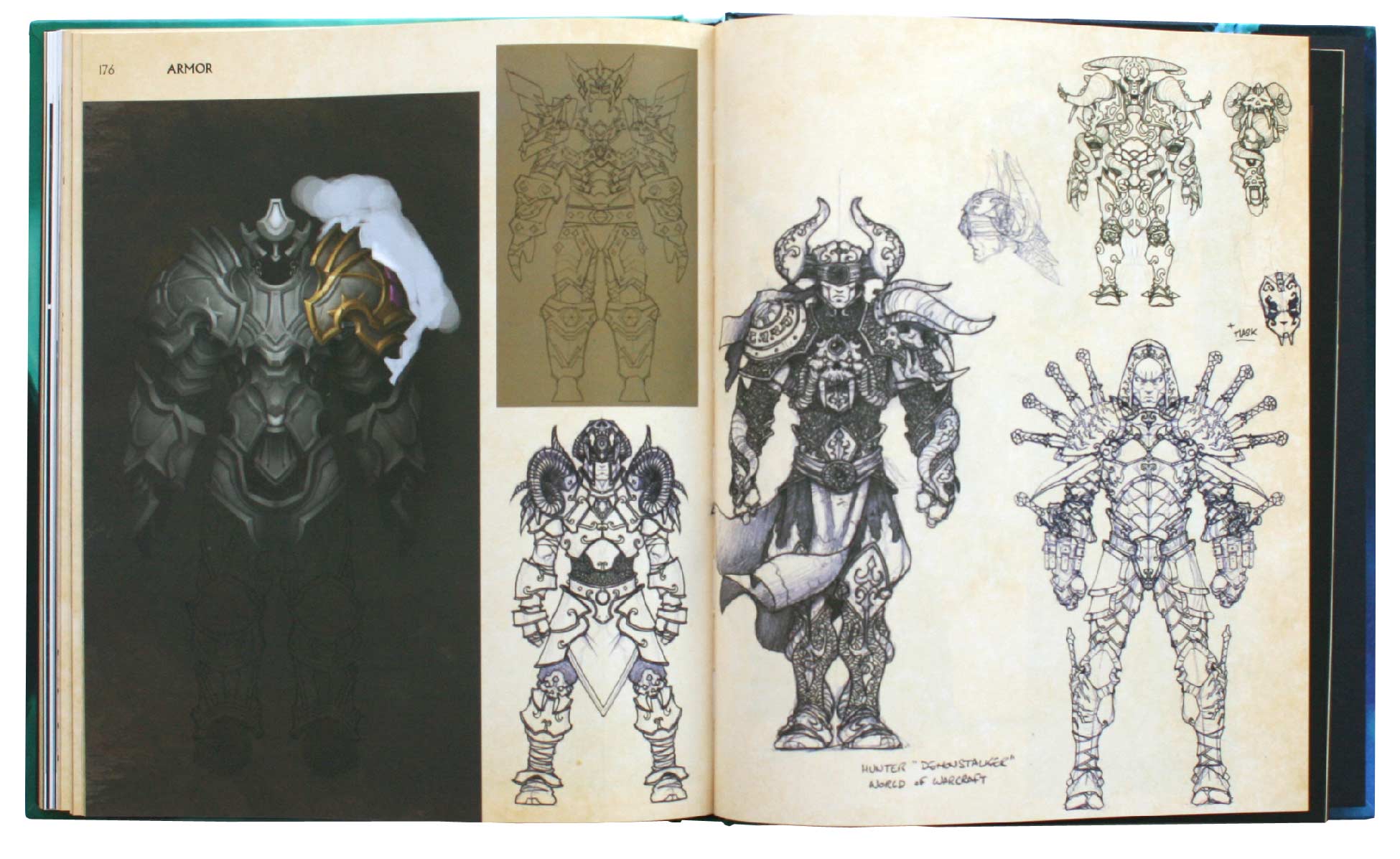 Page 176 et 177 de l'Art book : The Art of the Burning Crusade (World of Warcraft)
