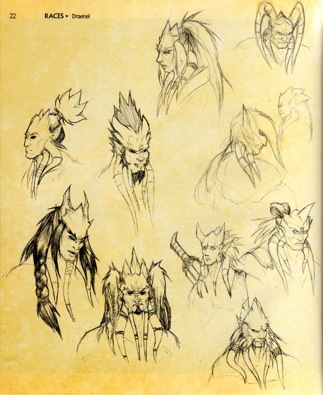 Page 22 de l'Art book : The Art of the Burning Crusade (World of Warcraft)