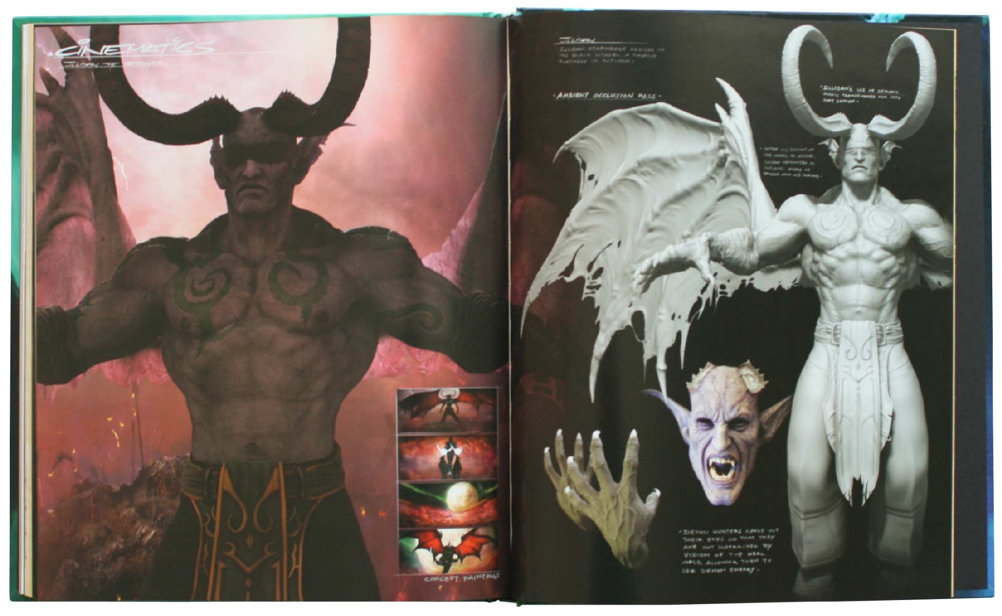 Page 194 et 195 de l'Art book : The Art of the Burning Crusade (World of Warcraft)